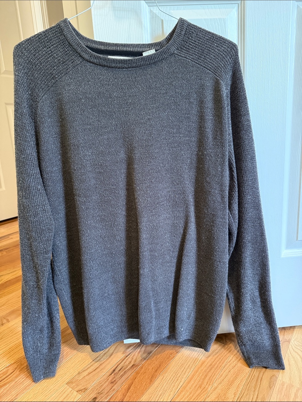 Weatherproof Men's Crewneck Sweater in Charcoal